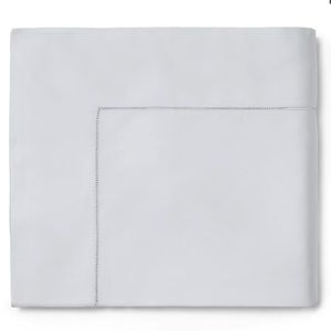SFERRA “Fiona” Sateen King Size Flat Sheet in Color Lunar.